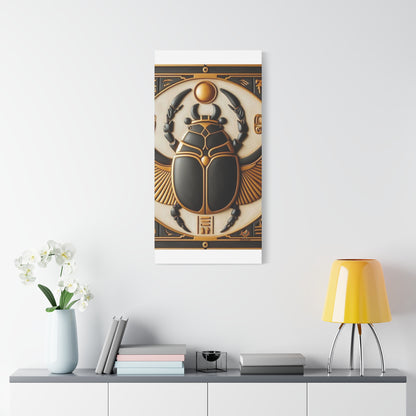 Great Scarab Beetles Canvas